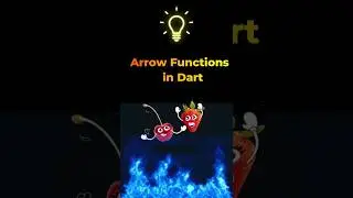 Arrow functions in Dart Programming | #dart #darttutorial #arrowfunction
