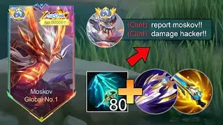 TOP 1 GLOBAL MOSKOV NEW 1 SHOT BUILD 2025 INSTANT DELETE!! (moskov new best build 2025)
