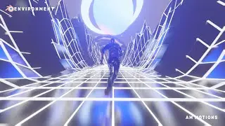 Blender Visuals - Sci-fi Looking Running Animation