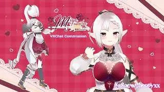 3D Model Vtuber - VRChat Avatar Commission Showcase - MiyaMewrilee 🌹