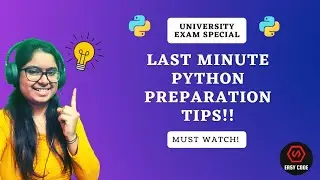 Python MCQ questions for beginners | How to Survive Your University Exam