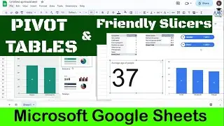 Google Sheets Pivot Tables and Slicers | Ultimate Data Analysis and Visualization