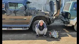 HUMMER H2 First trip. Everything fell apart and fell off.