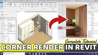 Corner Render in Revit Tutorial - 3D Modeling Workflow Tutorial | Revit + Enscape 3.2