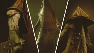 ALL PYRAMID HEAD ENCOUNTERS, FIGHTS & CUTSCENES | Silent Hill 2 Remake