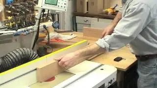 Woodworking - Breadboard Ends on a Mission Style Cherry Coffee Table
