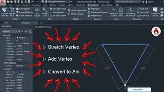 How to Add or Remove Vertex | AutoCAD Tips