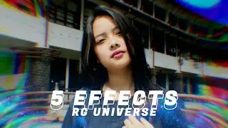 5 Effects RG Universe