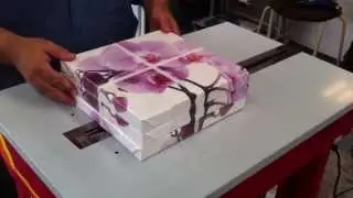 Halfautomatische omsnoeringsmachine TP 502 (Transpak) België Luxemburg pour papier, drukkerij
