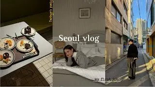 Seoul vlog🇰🇷/вечеринка Дуолинго🦉/первая работа и кастинги📸🍜
