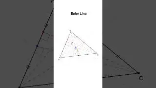 Black Magic | Euler Line in a Triangle