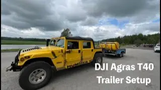 Part of T40 Trailer Set Up