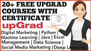 Upgrad Free Online Courses With Certificate | 20+ Free Online Courses With Certificate | 