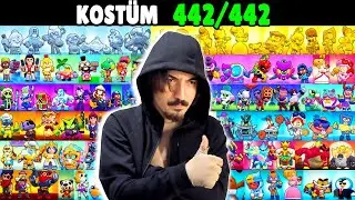 6 YILDA 442 KOSTÜM FULLEDİM 😎 Brawl Stars