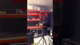 Run your speakers up before every gig. Test test test