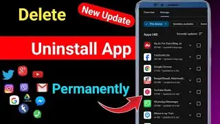 Uninstall appko delete kaise kare | How to delete uninstalled app | learn with subho