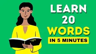 Learn 20 English Words In 5 Minutes | IMPORTANT Vocabulary With Sentence