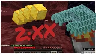 SUB-3 MONUMENT Nether Entry next to a FORTRESS