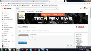 How to make original banner for YouTube Facebook | channel art | cover photo | 2019