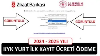 KYK YURT İLK KAYIT ÜCRETİNİ NASIL ÖDENİR? (GÖRÜNTÜLÜ ANLATIM) - KYK YURT KAYDI NASIL YAPILIR?