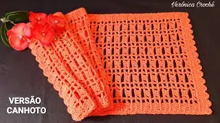 🧡💐 Crochet table runner/Crochet table runner/Step by step/For beginners (Left-handed version)