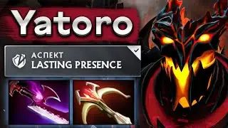 Яторо на СФе с аспектом на минус броню! - Yatoro Shadow Fiend 7.37 DOTA 2