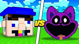 Jeffy vs Marvin CATNAP House Battle in Minecraft!