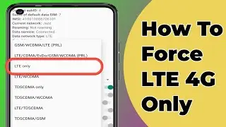 How to Set LTE 4G Only on Android Phone | Boost Network Speed ||Force LTE 4G Only @Androidjankari