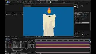 Melting a Candle: After Effects