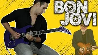 Bon Jovi - Runaway | Guitar solo cover by @NunoJBSilvaGuitar | Jackson SL2 Deep Purple