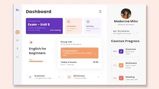 Responsive Admin Dashboard using HTML and CSS