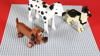 How to build LEGO dogs