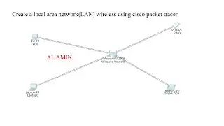 02 Create a local area network wireless using Cisco packet tracer | create wireless LAN using cisco