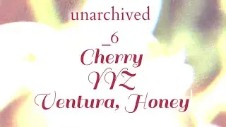 [UNARCHIVED] Cherry, YYZ & Ventura, Honey [+ music video]