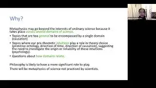 Alison Fernandes - "Naturalism, Functionalism and the Metaphysics of Science"