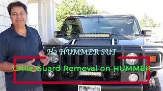 How To Remove Grille Guard on HUMMER