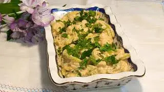 КАБАЧКИ В НЕЖНОМ СОУСЕ😋