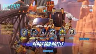 Overwatch bastion noob gameplay! :)