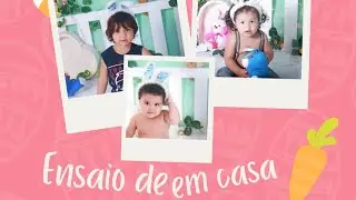 ensaio de páscoa em casa
