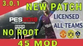 Pes 2019 mobile patch version 3.0.1