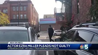 Ezra Miller pleads not guilty during court appearance
