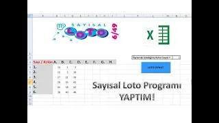 I Made a Lotto Program with Excel | How to Make a Lotto Program | Generate Random Numbers!!!