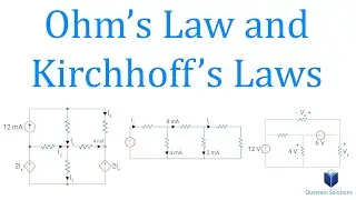 Ohm's Law and Kirchhoff's Laws | Engineering Circuit Analysis | (Solved Examples)