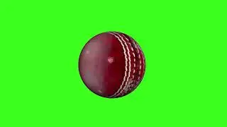 Test Cricket Ball Animation | Green Screen | Copyright Free