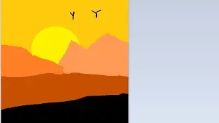 How to draw in Ms paint|how to draw in computer|drawing in Ms paint|scenery drawing|Mspaint tutorial