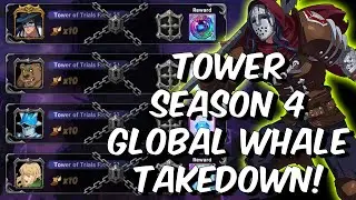 Tower of Trials Season 4 - Whale Account Clear /w SR Achievement - Seven Deadly Sins: Grand Cross