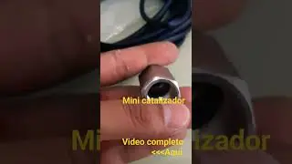 Mini catalytic converter for cars stops displaying codes P0420 and P0430 