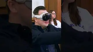 Wearing Apple Vision Pro at Church.
