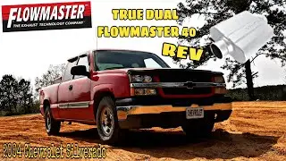 True Dual Flowmaster 40 Rev - 2004 Chevy Silverado 4.8