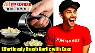 Revolutionize Your Cooking with the Ultimate Stainless Steel Garlic Press - Must-Have Kitchen